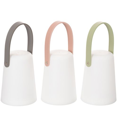 Lampe med håndtak, bærbar LED-lampe for utendørs og innendørs bruk, 22 cm, 3 stk. kjøpe | Floristik24.no