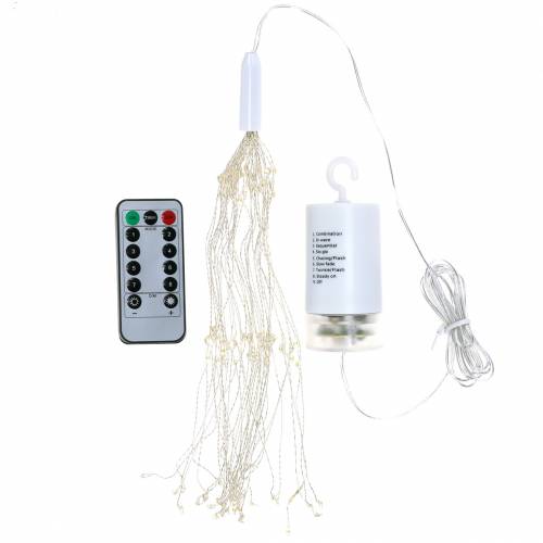 Floristik24 LED -lysbunt med fjernkontroll og 120 lysmoduser