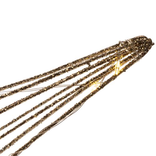 Dekorativ LED-stjerne laget av ståltråd for oppheng, for innendørs bruk, 32 cm | Floristik24.no