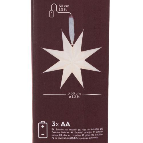LED-hengestjerne med timer,