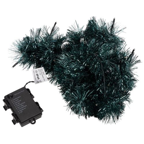 Julekrans med glitter og 60