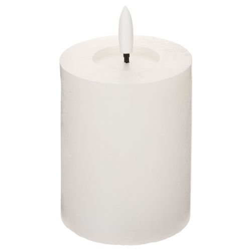 LED-søylelys, flimrende, med timer, Ø7 cm, 12 cm kjøpe | Floristik24.no