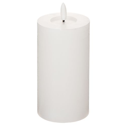 LED-søylelys, flimrende, med timer, Ø7 cm, 16 cm | Floristik24.no