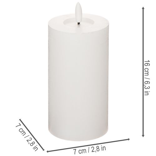LED-søylelys, flimrende, med