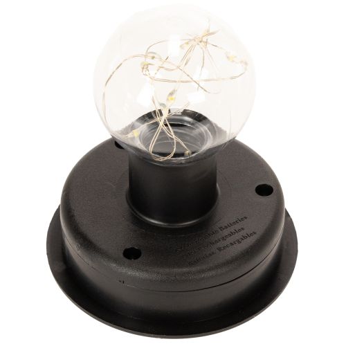 gjenstander Solcelledrevet hagelampe, rottingstil, for romantiske kvelder utendørs, 86 cm