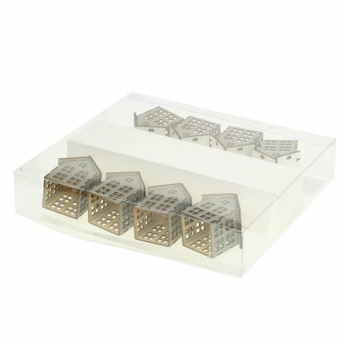 Floristik24 LED-eventyrlys huser batteridrevet