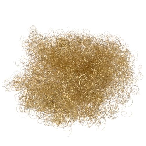 Premium krøllete gullglitter