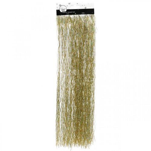 Floristik24 Tinsel Gylden juletrepynt Julepynt 50cm