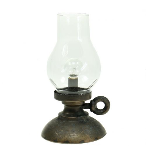Floristik24 Dekorativ lampe Vintage Ø10cm H20cm