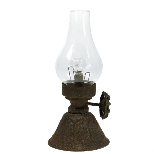 Dekorativ lampe antikk Ø11,5cm H25cm | Floristik24.no