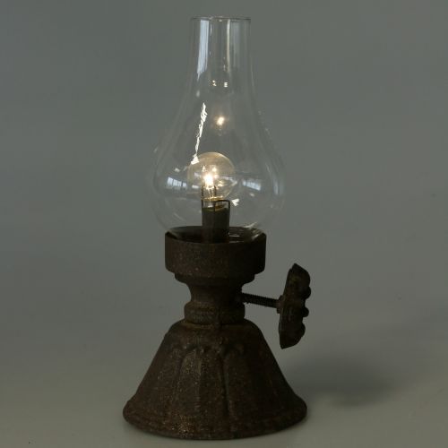 gjenstander Dekorativ lampe antikk Ø11,5cm H25cm