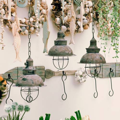 Floristik24 Lampe til oppheng antikk Ø22cm H33cm