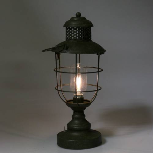 Floristik24 Deco lampe skipslys med LED Ø16cm H41cm