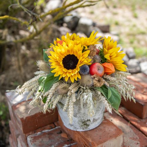 Floristik24 Langstammet solsikkegul 53cm