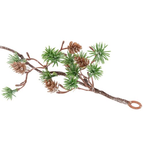 Kunstig lerkgirlander med kongler og nålegrener, 120 cm | Floristik24.no