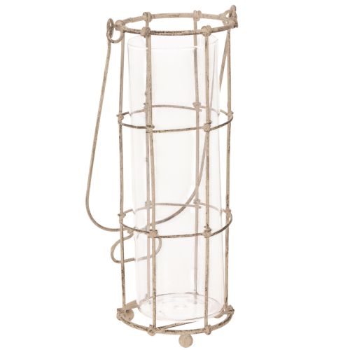 Hagelykt, metallvindlykt Ø8,5 cm H23/18,5/14,5 cm 3-delers sett | Floristik24.no