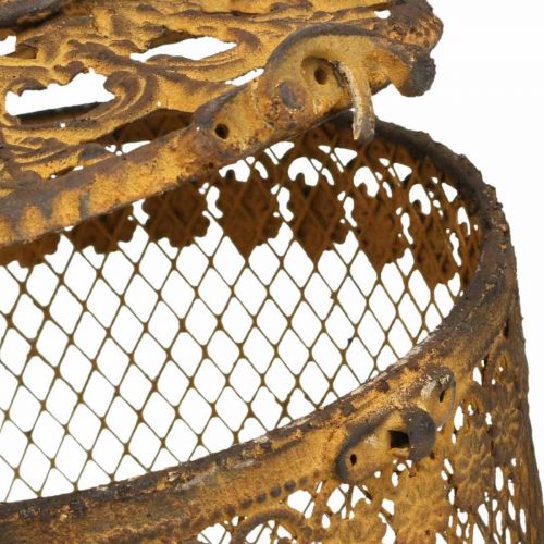 Floristik24 Lanterne rust utseende hage dekorasjon sommer Ø15,5/19,5cm H29/36cm sett med 2 stk.