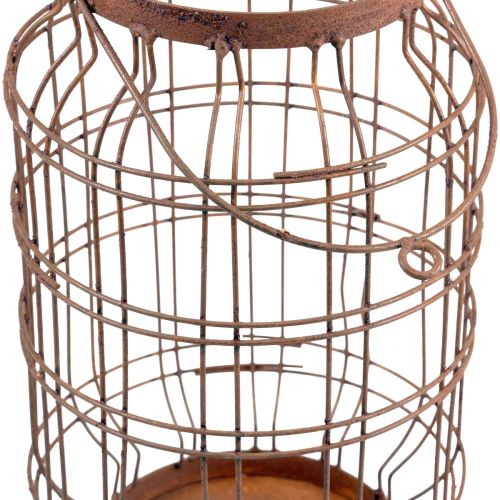 gjenstander Hagelykt metall patina håndtak vintage Ø19,5cm