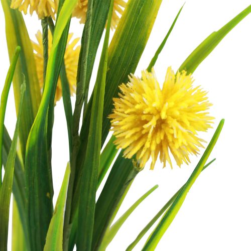 gjenstander Kunstige blomster ball blomst allium prydløk kunstig gul 45cm