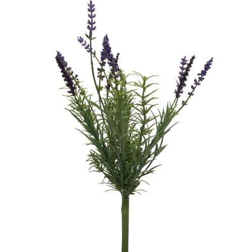 gjenstander Lavendel dekorasjon Kunstig haug med kunstige planter Lilla 36cm