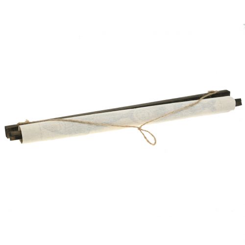 Floristik24 Deco rulle laget av lin med fisk 60cm x 72cm