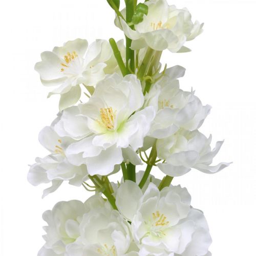 Levkoje Hvit kunstig blomst Kunstig stilkblomst 78cm