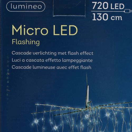 gjenstander Lyskaskade Micro-LED kjølig hvit 720 H130cm