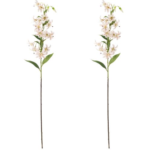 gjenstander Kunstig lilje som blomsterstilk for elegant og vedlikeholdsvennlig dekorasjon, 82 cm, 2 stk.