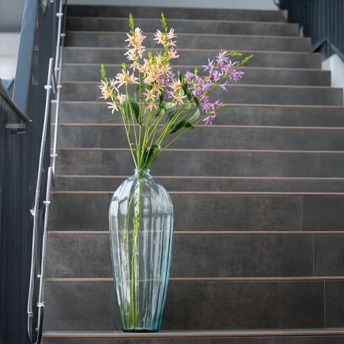 gjenstander Kunstig lilje med lang stilk, kunstig blomst, aksentdekorasjon til bryllupsrommet, 110 cm, 2 stk.