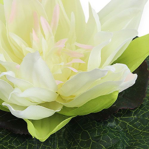 gjenstander Lotusblomst flytende 18cm hvit 3stk