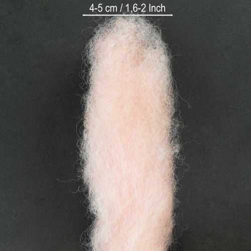 gjenstander Lunte Rosa Ull Lunte Naturull Vanntett Fargeekte 5cm 10m