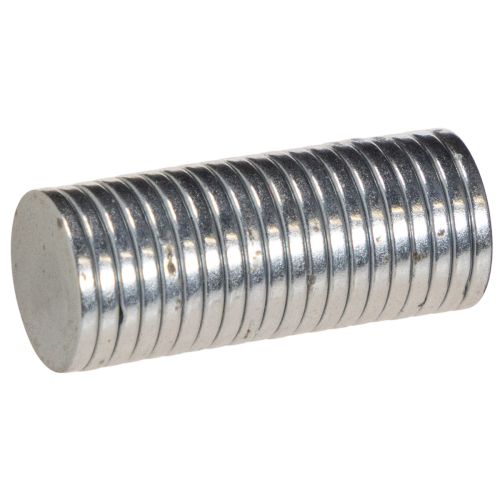Rund magnetisk skive for lysestaker og metallbrett, 1 cm, 20 stk. kjøpe | Floristik24.no