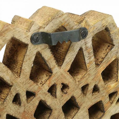 Floristik24 Mandala til oppheng, veggdekor, sommer, tredekor natur Ø30cm