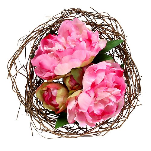 Floristik24 Mansjett av vintre Ø20cm natur 8stk