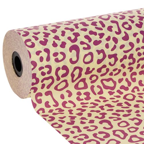 Mansjettpapir, leopardmønster, lilla, 25 cm, 100 m kjøpe | Floristik24.no