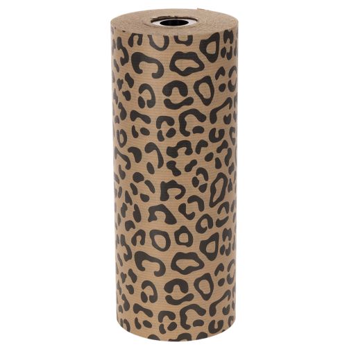 Mansjettpapir, leopardmønster, rull 25 cm 100 m, gaveinnpakning | Floristik24.no