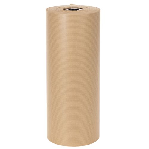 Naturlig kraftpapir i mansjettpapirrull 25 cm 100 m dekorativt papir | Floristik24.no