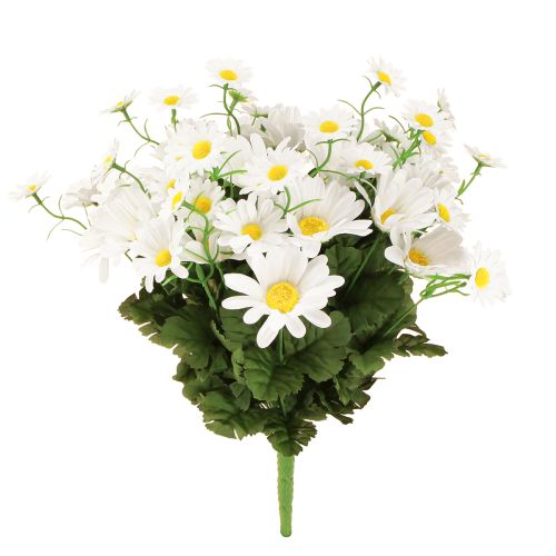 gjenstander Daisy bukett hvit 45cm