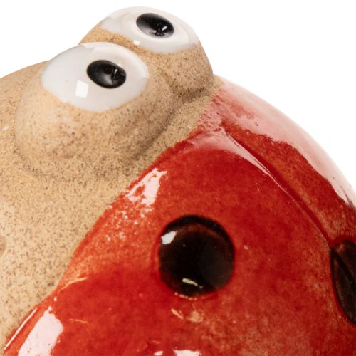 gjenstander Marihønehagepiker, dekorativt blikkfang for hagedekorasjon, 25 cm, 4 stk.