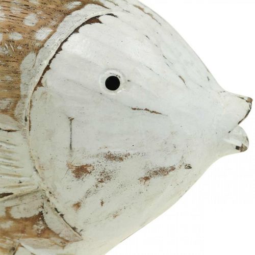 Floristik24 Maritim dekorasjon fisketre trefisk shabby chic 17×8cm