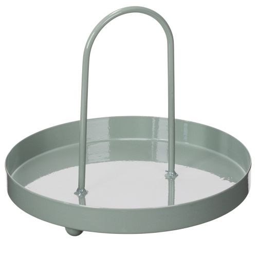 Dekorativt brett til bruk på kjøkkenet og til å dekorere spisebordet, høyt håndtak, 18 cm