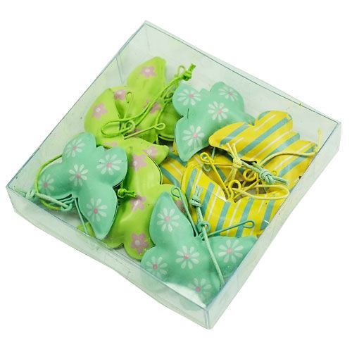 Floristik24 Metall sommerfugler å henge 4,5cm 9stk