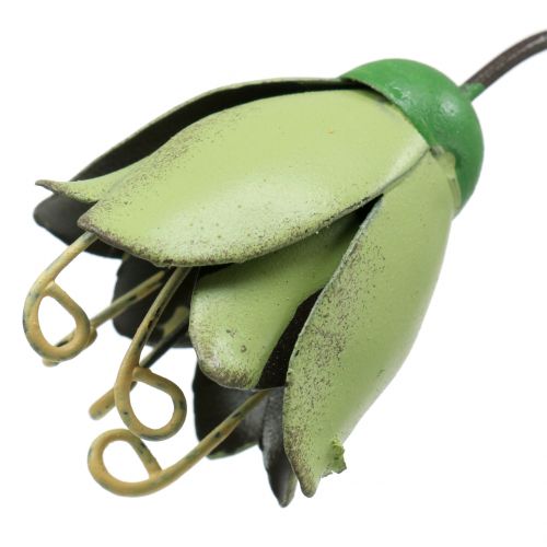 Floristik24 Blomsterplugg metall tulipan 34cm 3stk