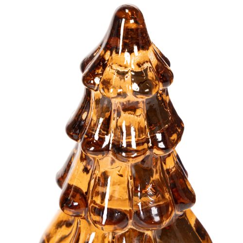 LED-juletredekorasjon i glass for innendørs bruk, batteridrevet, 13 cm, 2 stk. | Floristik24.no
