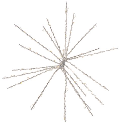 Dekorativ Polar Star LED-lampe, varmhvit, med timer, utendørs, 29 cm
