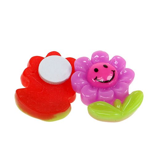 Floristik24 Miniblomster til liming 2cm 24 stk