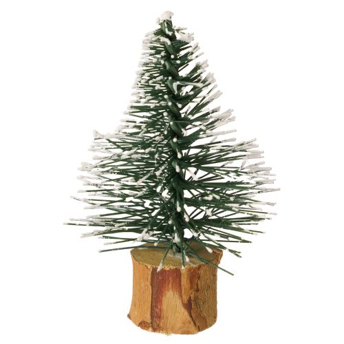 gjenstander Mini grantrær snødekt vinterskog Ø5cm H8cm 12 stk