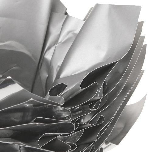 gjenstander Mini plantekasse sølv gaveemballasje Ø4,5cm H7cm 8 stk