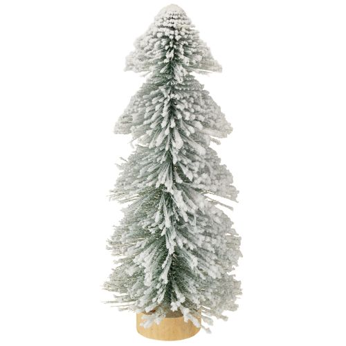 gjenstander Mini juletre LED julegran snødekt 40 cm