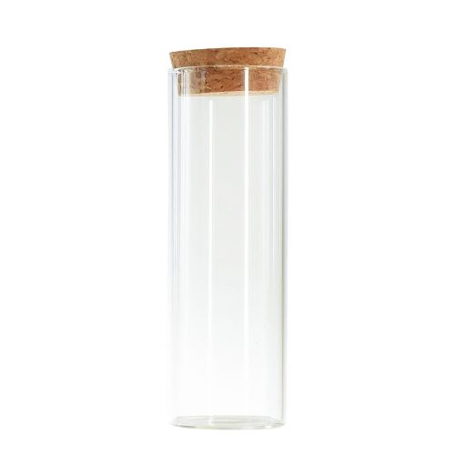 gjenstander Minivaser glass reagensrør korklokk Ø4cm H12cm 6stk